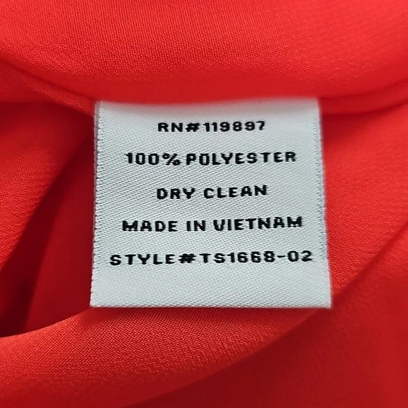 NWT Collective Concepts Bright Coral Blouse, Size Medium - Picture 6 of 6